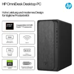 Stacionarus kompiuteris HP Omnidesk M02-0172ng RYZ7 8700G/16GB/512SSD/FreeDOS (BK4N2EA#ABD), vaizdas 3