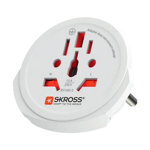 Skross 1.103165 power plug adapter Adapteris Skross 1.103165 power plug