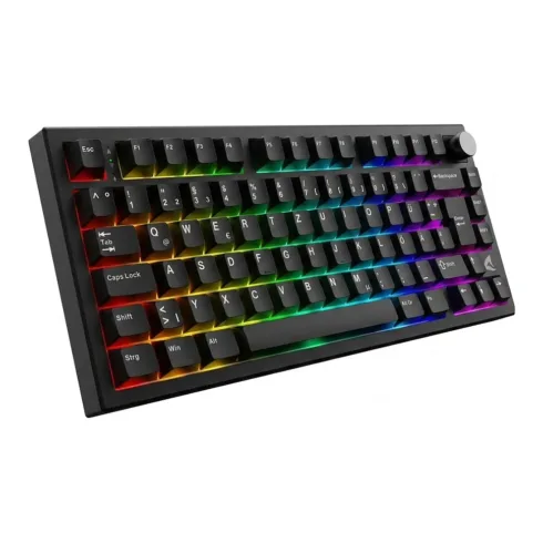 Klaviatūra Sharkoon SKILLER SGK55W DE-Layout, baltos spalvos