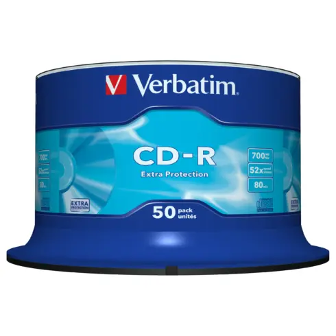 Garso įrangos priedas Verbatim CD-R Extra Protection (43351)