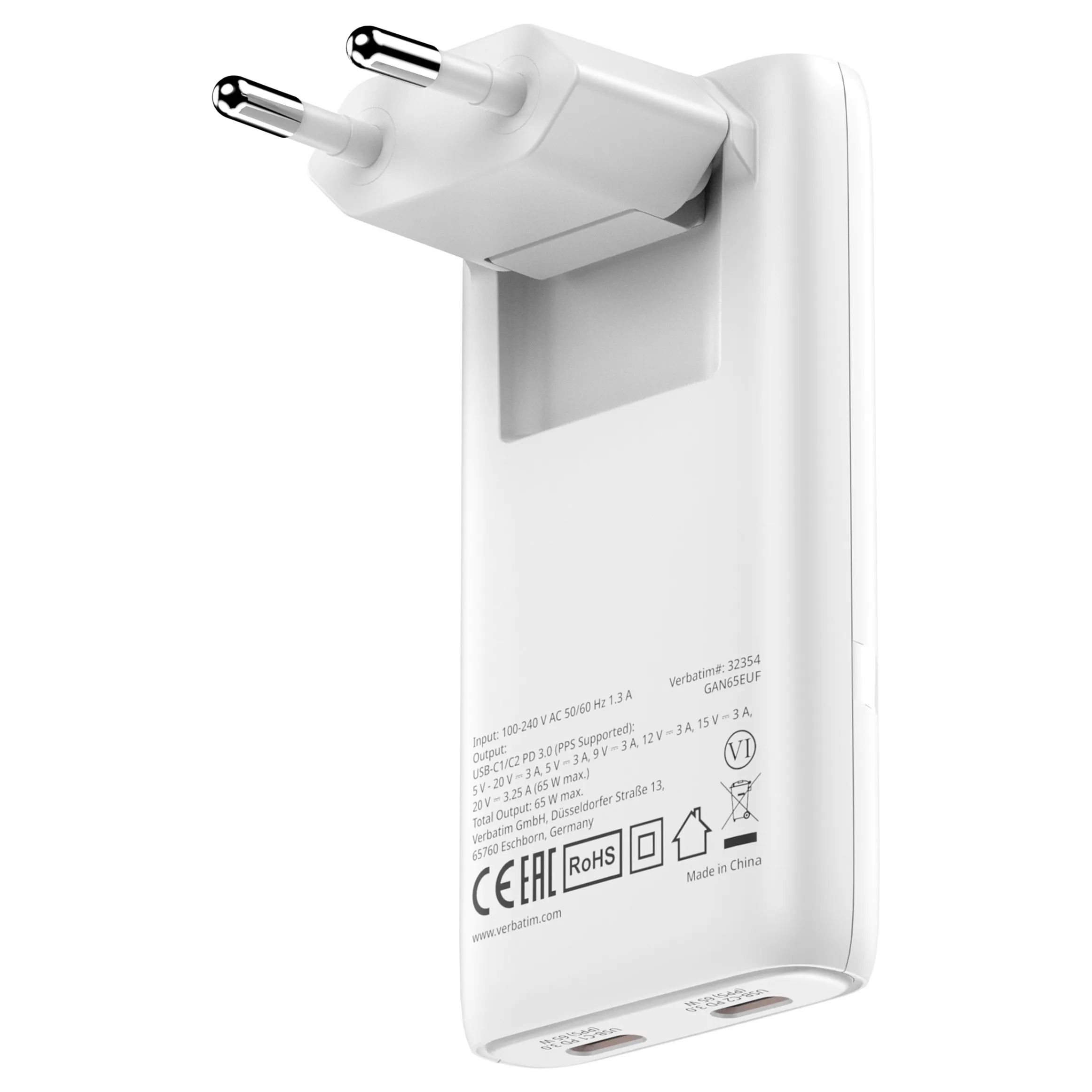 Verbatim 32355 mobile device charger Įkroviklis Verbatim 32355