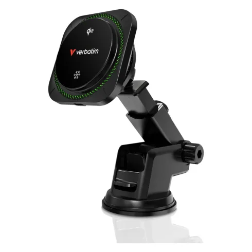 Įkroviklis Verbatim Charge 'n' Drive Qi2 RGB (31860)