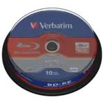 Garso įrangos priedas Verbatim BD-RE SL 25GB 2x 10 Pack Spindle (43694), vaizdas 2