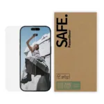PanzerGlass SAFE. by ® Screen Protector iPhone 17 | iPhone 17 Pro | iPhone 16 Pro | Ultra-Wide Fit | Bulk