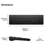 Klaviatūra HP 495K Multi-Device Dual-Mode (BD5F5UT#ABD), vaizdas 7