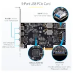 StarTech.com PS4C3IA3-USB-C-CARD interface cards/adapter
