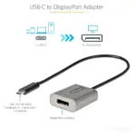 USB vaizdo adapteris StarTech.com CDP2DPEC, vaizdas 3