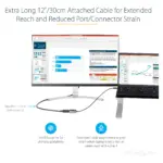 USB vaizdo adapteris StarTech.com CDP2DPEC, vaizdas 5