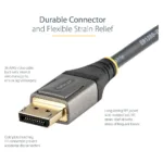DisplayPort kabelis StarTech.com DP14VMM4M, vaizdas 7
