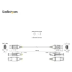 DisplayPort kabelis StarTech.com DP14VMM4M, vaizdas 10