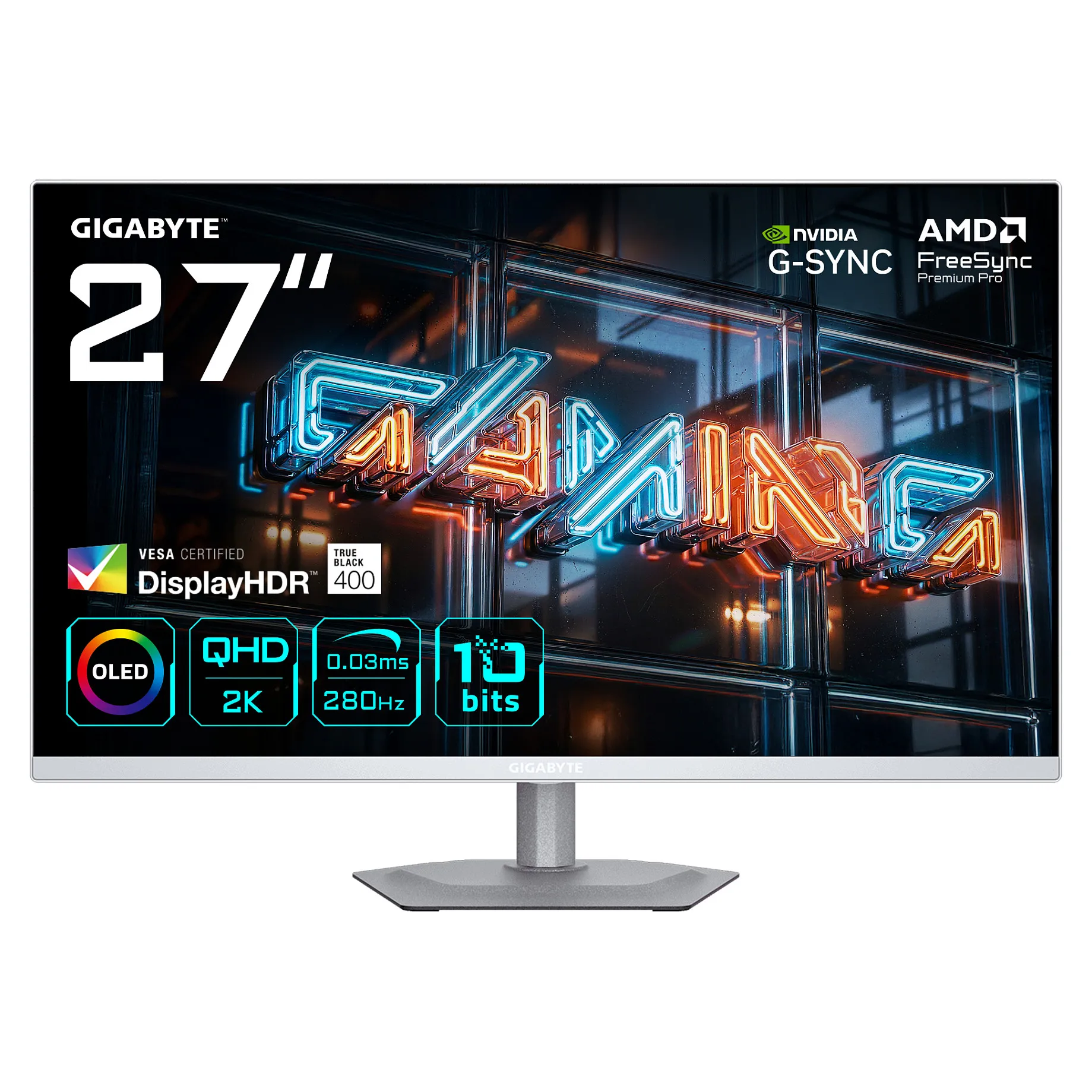 GIGABYTE MO27Q2A ICE OLED computer monitor GIGABYTE MO27Q2A ICE OLED computer monitor