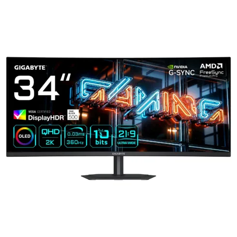 GIGABYTE MO34WQC36 computer monitor