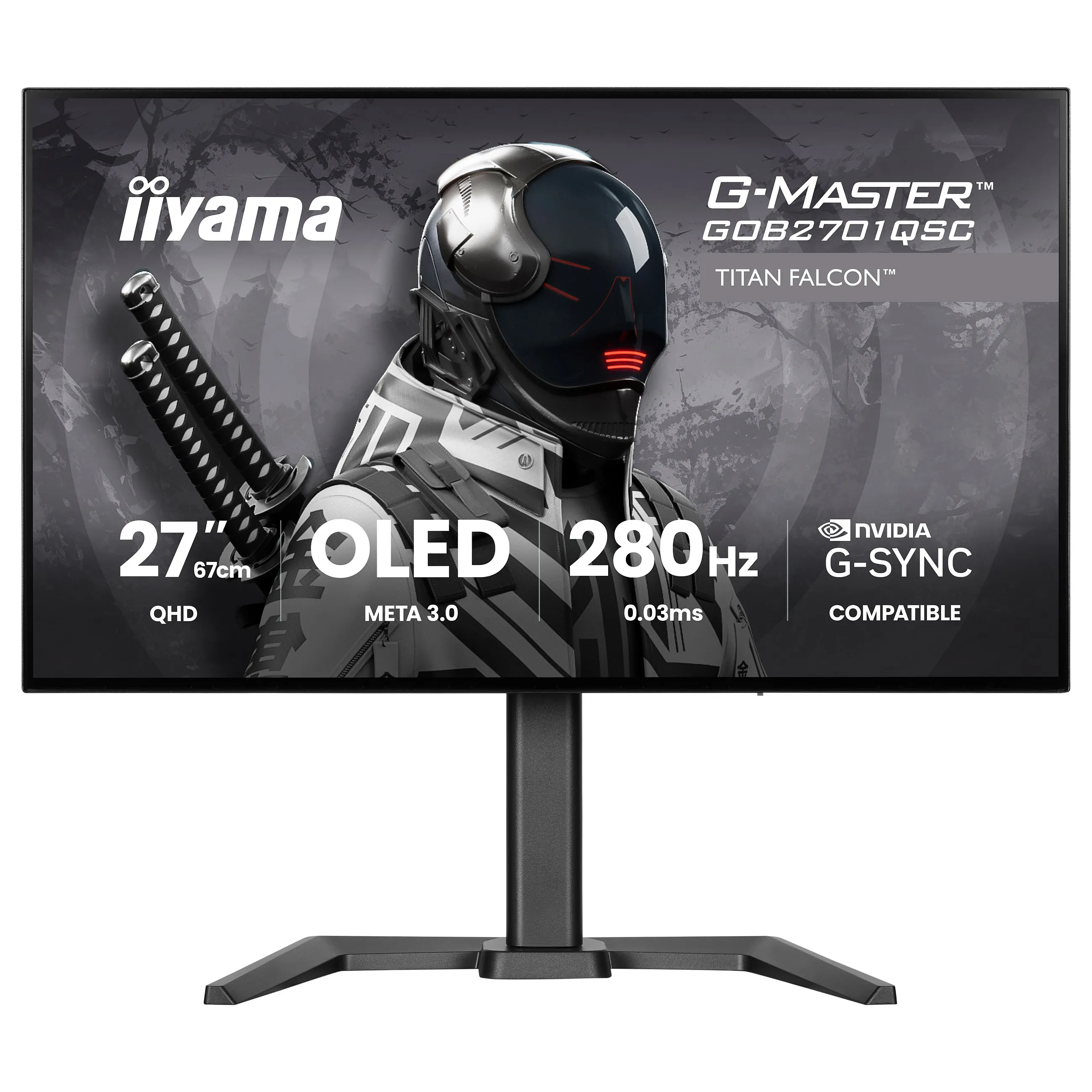 iiyama G-MASTER GOB2701QSC-B1 computer monitor Monitorius iiyama G-MASTER GOB2701QSC-B1