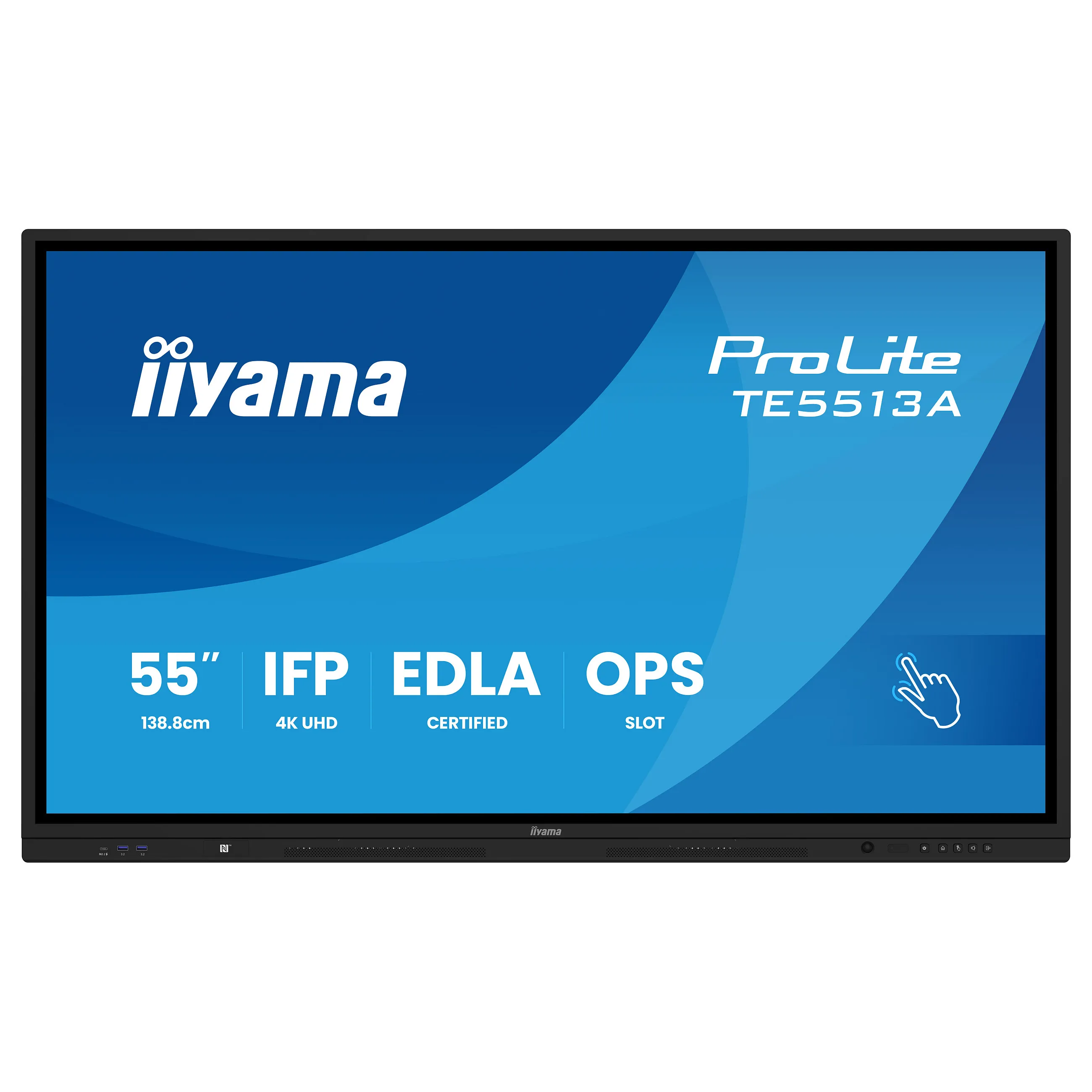 iiyama TE5513A-B3AG Signage Display Komercinis ekranas iiyama TE5513A-B3AG