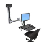 Monitoriaus laikiklis Ergotron StyleView Sit-Stand Combo System with Worksurface (45-272-026), vaizdas 2