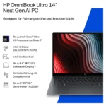 HP OmniBook Ultra 14-kd0171ng CU7 356H/16GB/1TBSSD/W11 Home Touch