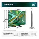 Televizorius Hisense 85E8S, vaizdas 2