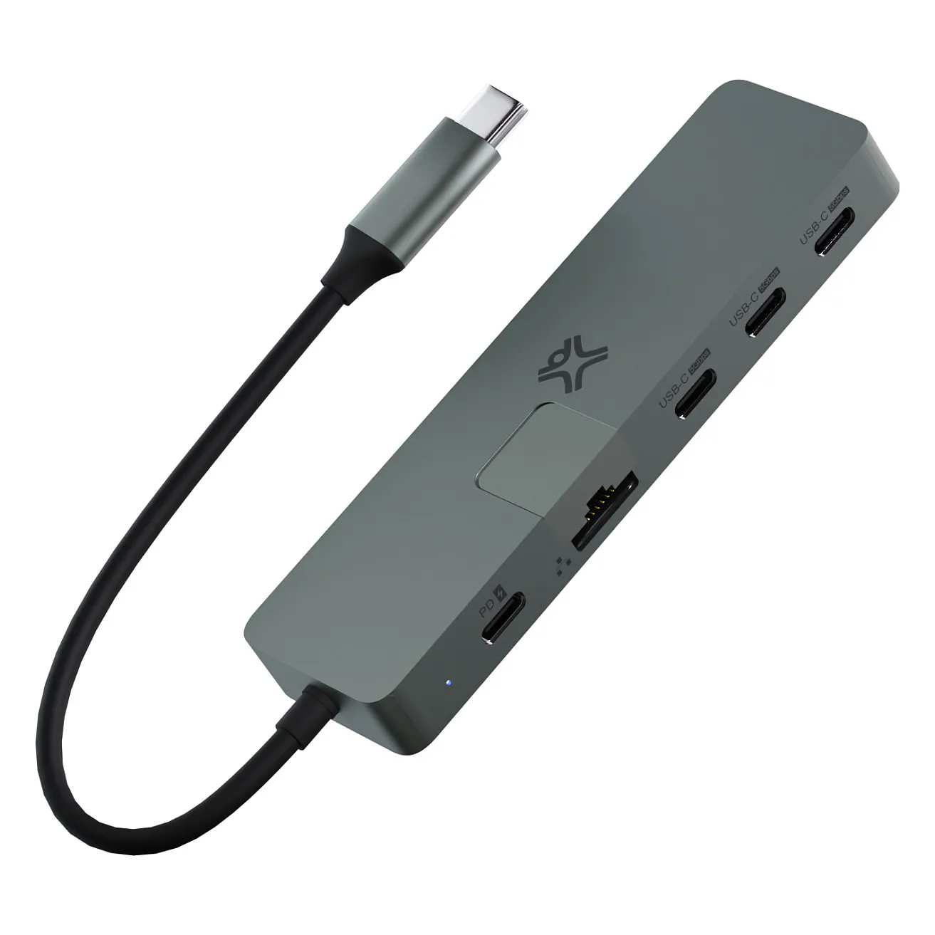 XtremeMac HUB USB-C MAX PRO - 5 Ports (3* USB-C, Tinklo įranga XtremeMac HUB USB-C MAX PRO - 5 Ports (XWH-UMP-13)