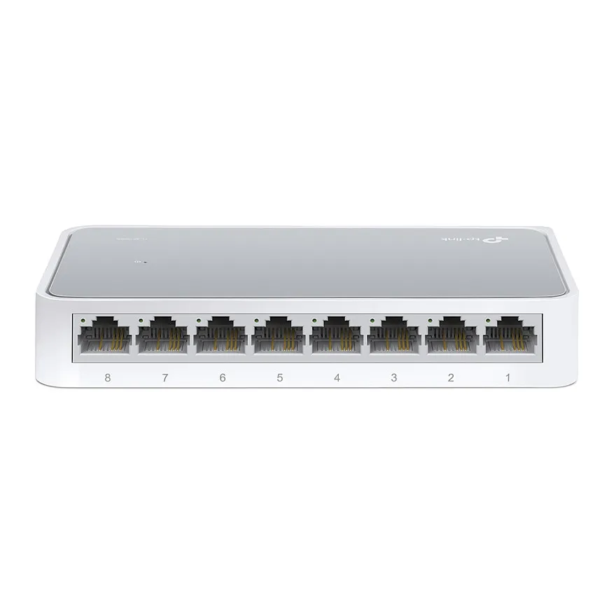 TP-Link TL-SF1008D network switch Tinklo komutatorius TP-Link TL-SF1008D