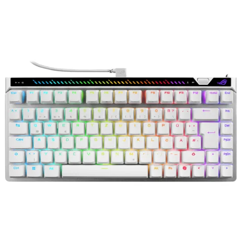 Klaviatūra ASUS ROG Falchion Ace 75 HE WHT (90MP047H-BKDA30)