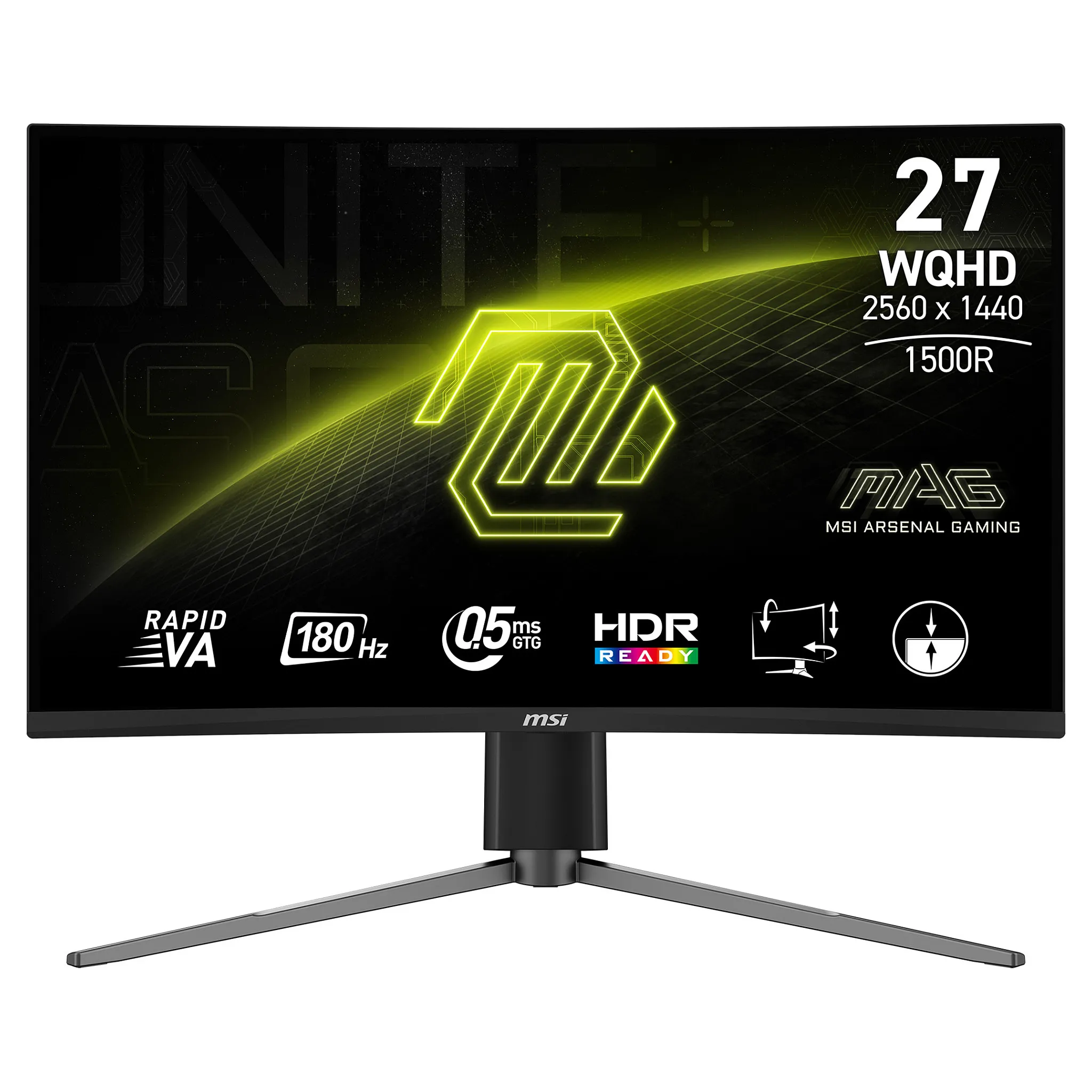 MSI MAG 27CQ6PF computer monitor MSI MAG 27CQ6PF computer monitor