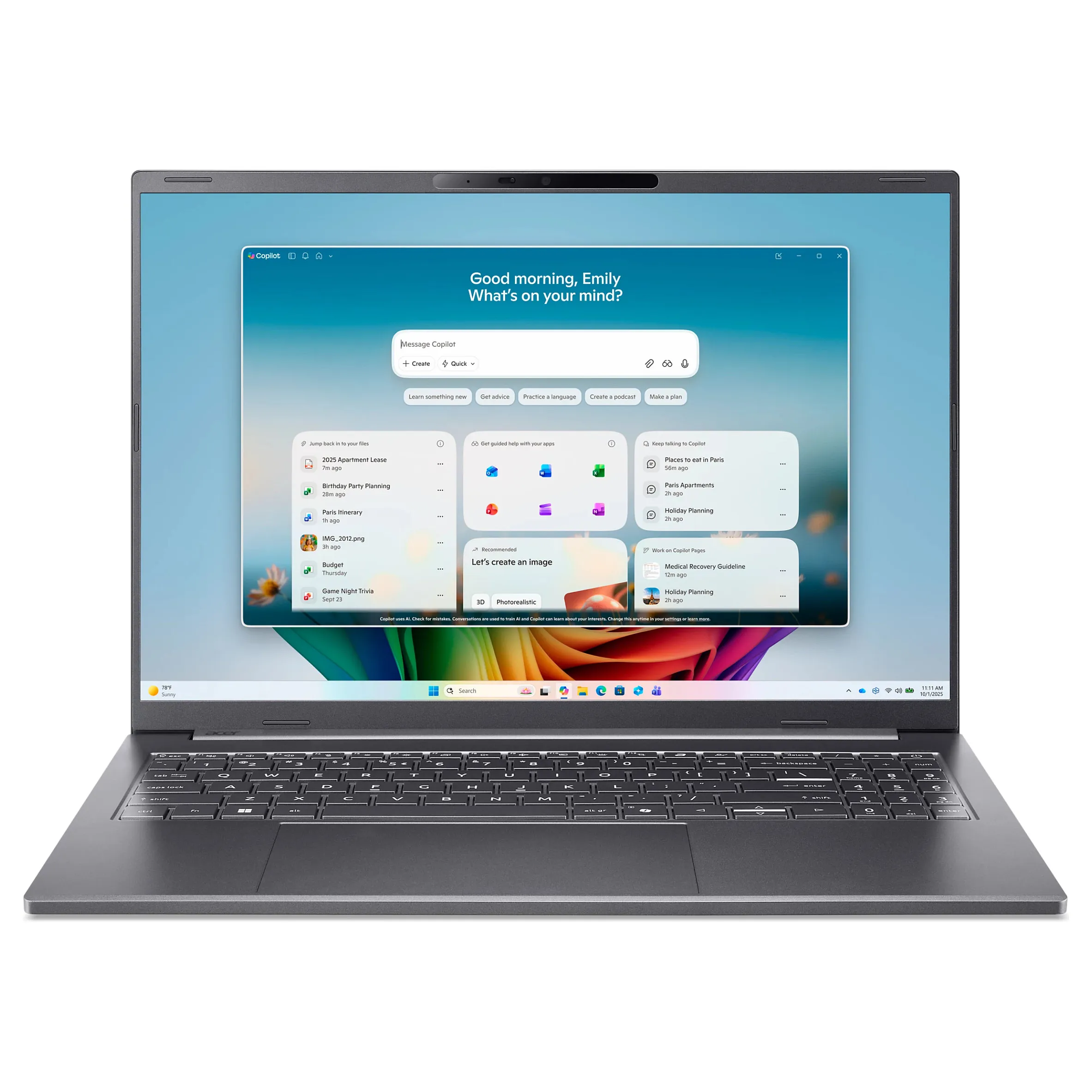 Acer Aspire 16 AI A16-I71M-96Q0 Acer Aspire 16 AI A16-I71M-96Q0