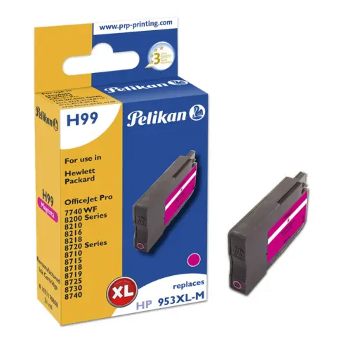 Spausdintuvo priedas Pelikan Tinte HP H99 F6U17AE HP953XL magenta remanufactured (319955)
