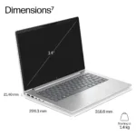 Nešiojamas kompiuteris HP EliteBook 6 G2a 14 AI PC (E02F8ET#ABD), vaizdas 4