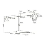 Monitoriaus laikiklis Equip 650123, vaizdas 8