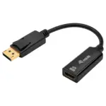 Vaizdo laidas ar adapteris Equip HDMI->Displayport 1.2 4K/30Hz Bu/St 0.15m (133447), juodos spalvos, vaizdas 2