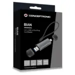 Kortelių skaitytuvas Conceptronic BIAN05G, vaizdas 3