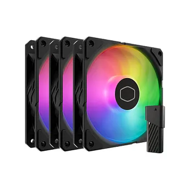 Cooler Master SickleFlow Edge 120 ARGB 3-Pack Fan Kit Korpuso aušintuvas Cooler Master SickleFlow Edge 120 ARGB 3-Pack Fan Kit (MFX-B2DN-253P2-R2)
