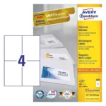 Lipnios etiketės Avery 3483