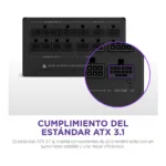 Maitinimo blokas NZXT 1000W C1000 Netzteil 80+ Gold Black ATX3.1 PA-0G2BB-E (PA-0G2BB-EU), vaizdas 7