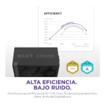 Maitinimo blokas NZXT 1000W C1000 Netzteil 80+ Gold Black ATX3.1 PA-0G2BB-E (PA-0G2BB-EU), vaizdas 9
