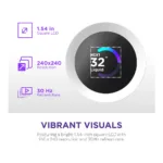 Procesoriaus aušintuvas NZXT Kraken Plus RGB 240 (RL-KR240-W2), vaizdas 4