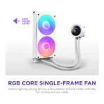 Procesoriaus aušintuvas NZXT Kraken Plus RGB 240 (RL-KR240-W2), vaizdas 6