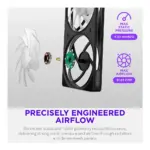 Korpuso aušintuvas NZXT F140 RGB (RF-R214S-BF), vaizdas 8