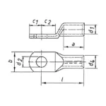 Laidas ar adapteris KLAU Presskabelschuh 110R12 150qmm M12, vaizdas 2