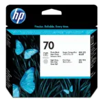 HP 70 Photo Black and Light Gray DesignJet Printhead print head