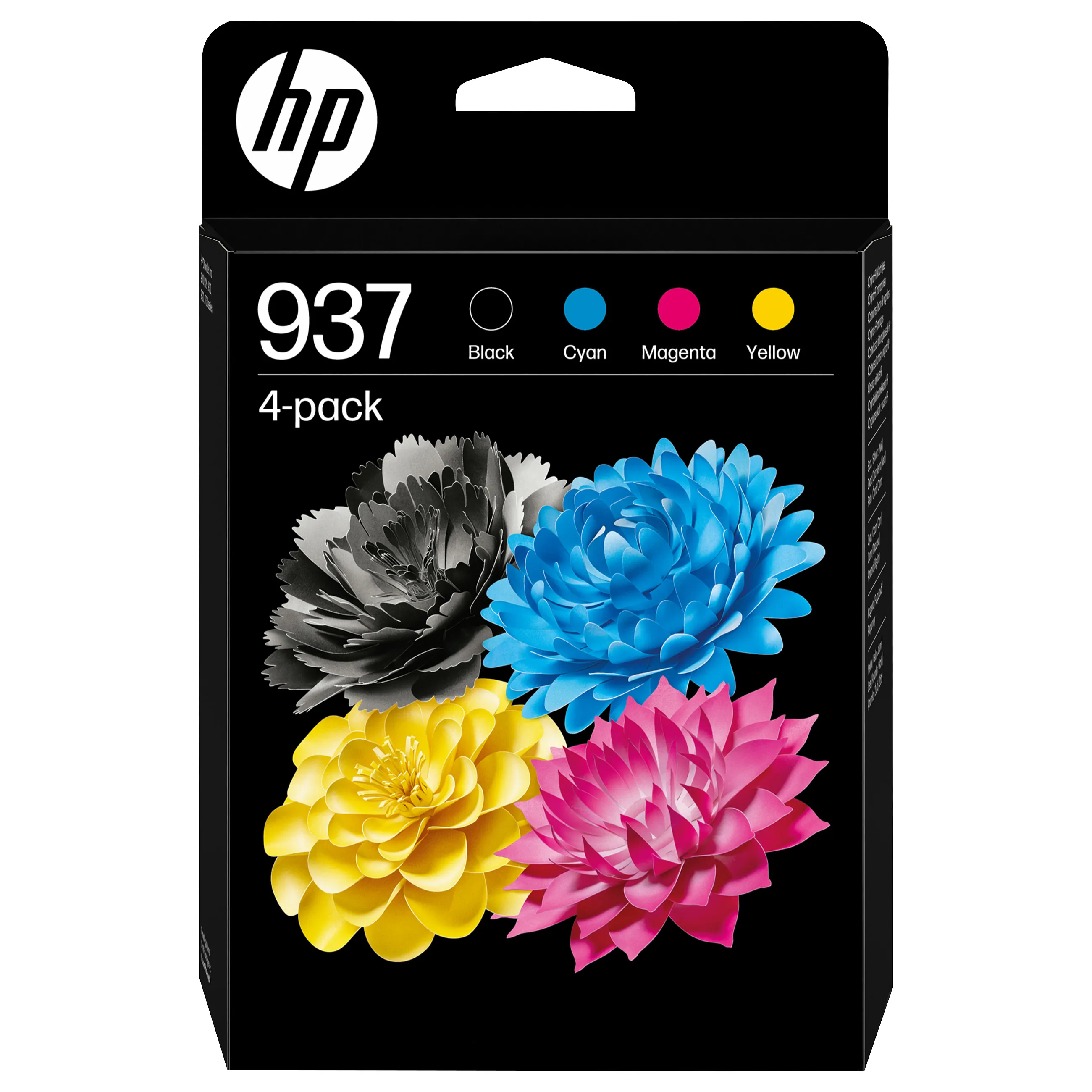 HP 937 4-Pack CMYK(4) Original Ink Cartridge Schwarz, Cyan, Magenta, Gelb 1250Seiten 800Seiten HP 937 4-Pack CMYK(4) Original Ink Cartridge Schwarz, Cyan, Magenta, Gelb 1250Seiten 800Seiten