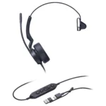Ausinės Yealink UH44 Mono USB-C/A Headset (1308241)