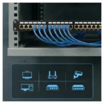 Tinklo kabelis Extralink CAT6A STP Patchpanel 24 porty (EX.28266), vaizdas 5