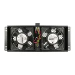 Vidinis kompiuterio kabelis Extralink 2 FANS ROOF COOLING UNIT WITH CABLE TO THERMOSTAT (EX.19102), vaizdas 3