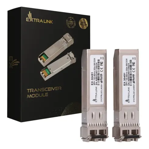 SFP modulis Extralink SFP+ 10G 2-pack, Moduł SFP+