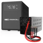Green Cell UPSLPPC1200 Uninterruptible Power Supply AVR UPS 2000VA 1200W PowerCore 24 VDC with LCD Display