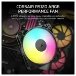 Korpuso aušintuvas Corsair RS120 ARGB (CO-9050180-WW), vaizdas 6