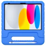 Planšetės priedas TELZ DEQSTER Kids Case fuer iPad 10th gen + A16 (40-2000111), mėlynos spalvos, vaizdas 2