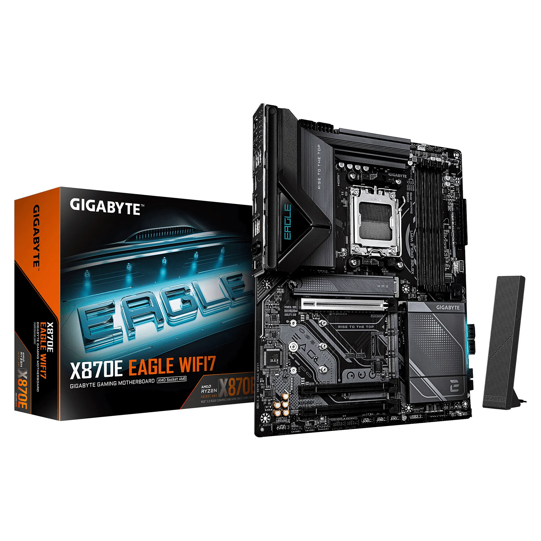 GIGABYTE X870E EAGLE WIFI7 AM5 4xDDR5 HDMI DP 4xM.2 GIGABYTE X870E EAGLE WIFI7 AM5 4xDDR5 HDMI DP 4xM.2