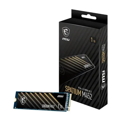 SSD diskas MSI SPATIUM M452 PCIE 4.0 NVME M.2 1TB (S78-440L970-P83)